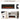 Electric fireplace unit with front firebox and faux logs, shown with size diagram