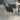 Gray Velvet Upholstery Dining Chair with Gold Spray-Painted Legs