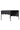 Outdoor-Pergola Überdachung 4m x 3m in Schwarz, offenes Seitenbild