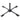 Dark metal cantilever parasol base cross stand with central pole and four arms