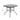 80/105cm Wide Square Garden Table Patio Outdoor Dining Table Coffee Bistro Table Garden Dining Table   