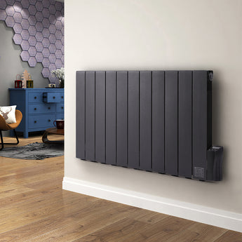 69-101 W Oil Filled Space Heaters Electric Radiator Heater with LCD Thermostat