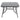 80/105cm Wide Square Garden Table Patio Outdoor Dining Table Coffee Bistro Table Garden Dining Table   