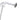 White metal shoe rack leg end with screw-style foot