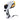 Back and top view of electric spray gun with power cord and nozzle head