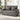 Grey 2-seat sofa bed with pull-out sleeper base and square arms, fabric upholstery
