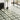 Marble-look peel-and-stick vinyl floor tile, square with dark grid diamond pattern