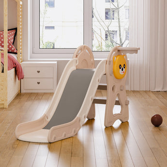 150cm D Toddler Slide with Basketball Hoop