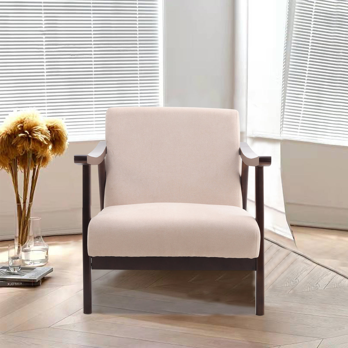 Wooden Soft Comfortable Armchair Sofa Armchair