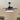 Brown 3 Blades Acrylic Ceiling Fan with LED Light and Remote Control