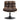 Brown Faux Leather Upholstered Swivel Chair