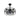 Black Metal Ceiling Fan with LED Light and Remote Control