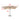 Khaki square parasol canopy with open frame and central pole (300cm x 250cm)