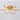 Modern Acrylic Petal LED Semi Ceiling Light with Gold Frame