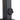 Square parasol pole knob and mount detail, black metal connector
