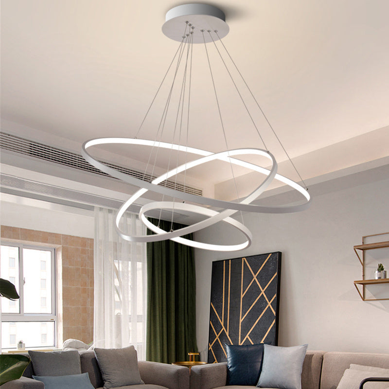 Tiered LED Hanging Pendant Ceiling Light