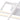 Neutral Style Rectangular LED Semi Flush Ceiling Light in White
