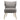 Velvet Upholstered Armless Wingback Accent Chair with Golden Legs