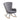Velvet Upholstered Nursery Rocking Chair with Removable Cushion
