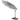 Light grey cantilever parasol with cross base and square base panels