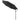 Black cantilever parasol with open canopy and black frame support arm