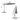 3m cantilever parasol umbrella size diagram with 300cm width and base