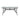 150CM Wide Outdoor Dining Table with Tempered Glass Top and Parasol Hole