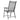 Outdoor Foldable Dining Chairs with Metallic Frame Set of 4