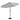 Light Grey 3M Lighted Market Sunbrella Umbrella with Solar Strip LED Lights Parasols & Rain Umbrellas   