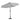 Light Grey 3M Lighted Market Sunbrella Umbrella with Solar Strip LED Lights Parasols & Rain Umbrellas   