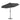 Black 3M Lighted Market Sunbrella Umbrella with Solar Strip LED Lights Parasols & Rain Umbrellas   