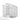 White Framed Garden Hobby Greenhouse with Vent Garden Storages & Greenhouses Garden Sanctuary 