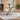 Modern Tempered Glass Dining Table with Metal Crossed Legs
