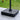 Square base weight for dark grey cantilever parasol with pole mounting